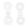 100pcs Shade Cloth Plastic Clips Round Fixing Clips for Greenhouse Outdoor Garden Anti Bird Netting Agricultural