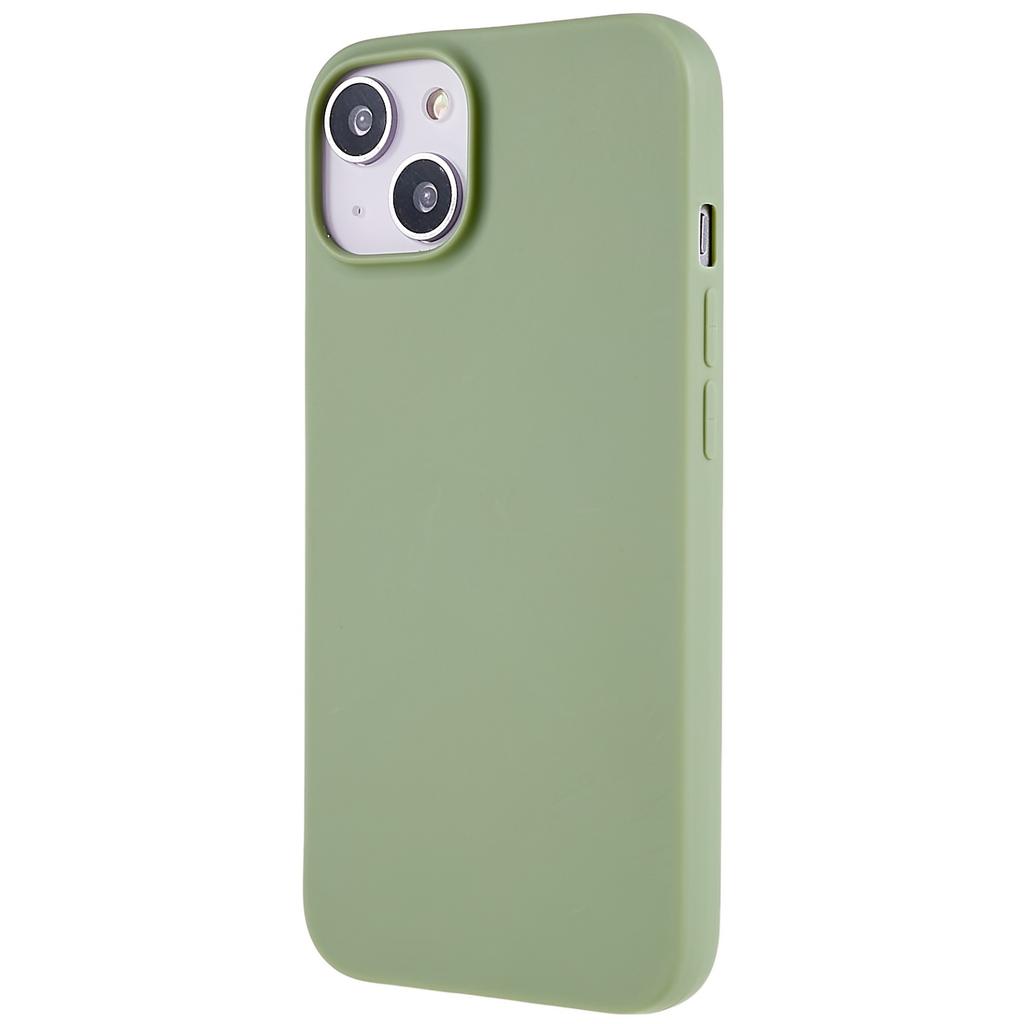 For iPhone 14 Smooth Matte Soft TPU Cover Shockproof Absorption Flexible Phone Case