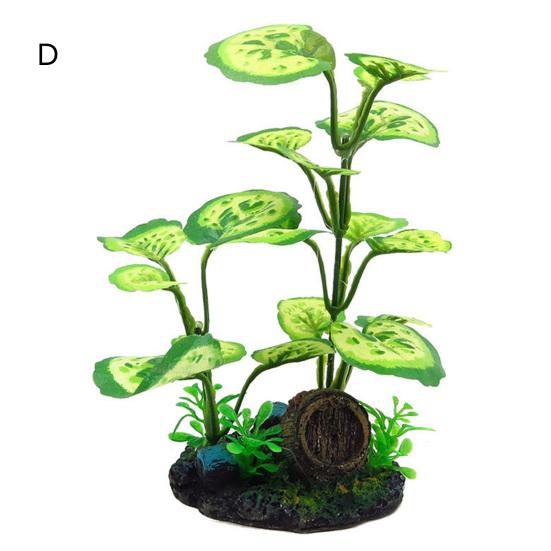 Fish Tank Green Plants Simulated Water Plants Aquarium Landscaping Ornament Realistic Fish Tank Plastic Seaweed for DIY Fish Tank Decor