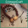 Wooden Bell Cat Bracelet Handmade New Oriental Fashion Trend Jewelry Womens