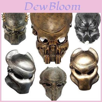 Predator And Alien Resin Mask Cosplay Prop For Halloween Party And Costume Dress Up