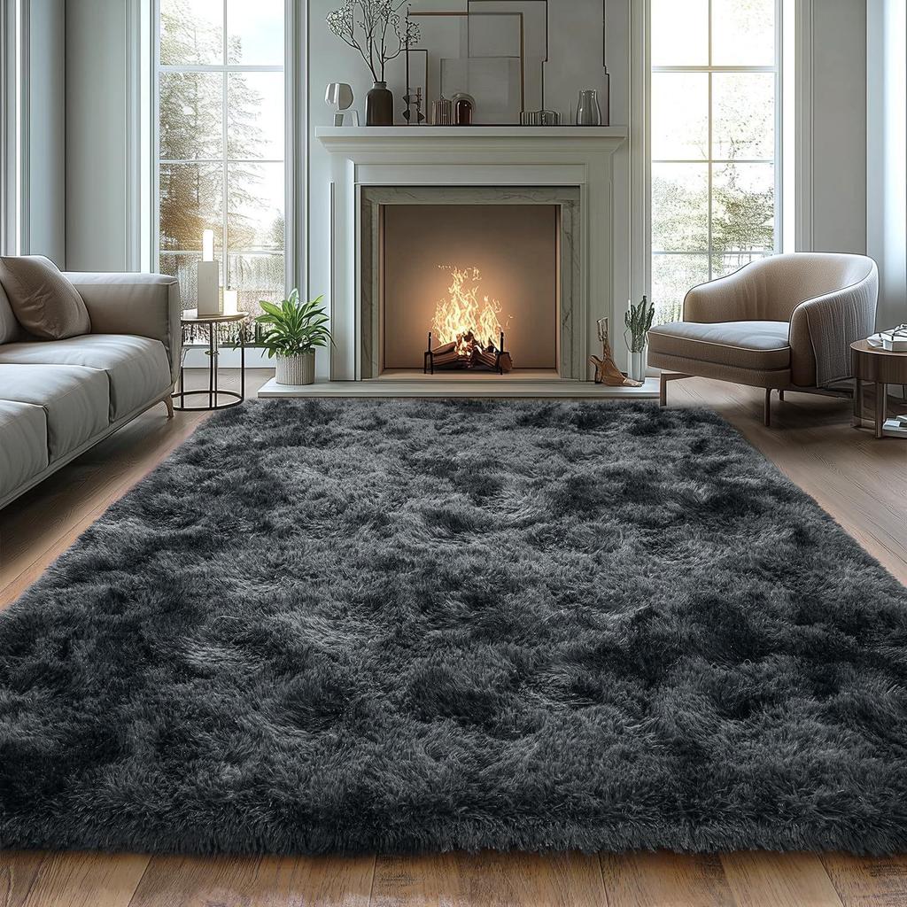 Modern Silk & Wool Carpets for Living Room and Bedroom: Coffee Table, Sofa, Bedside Floor Mats