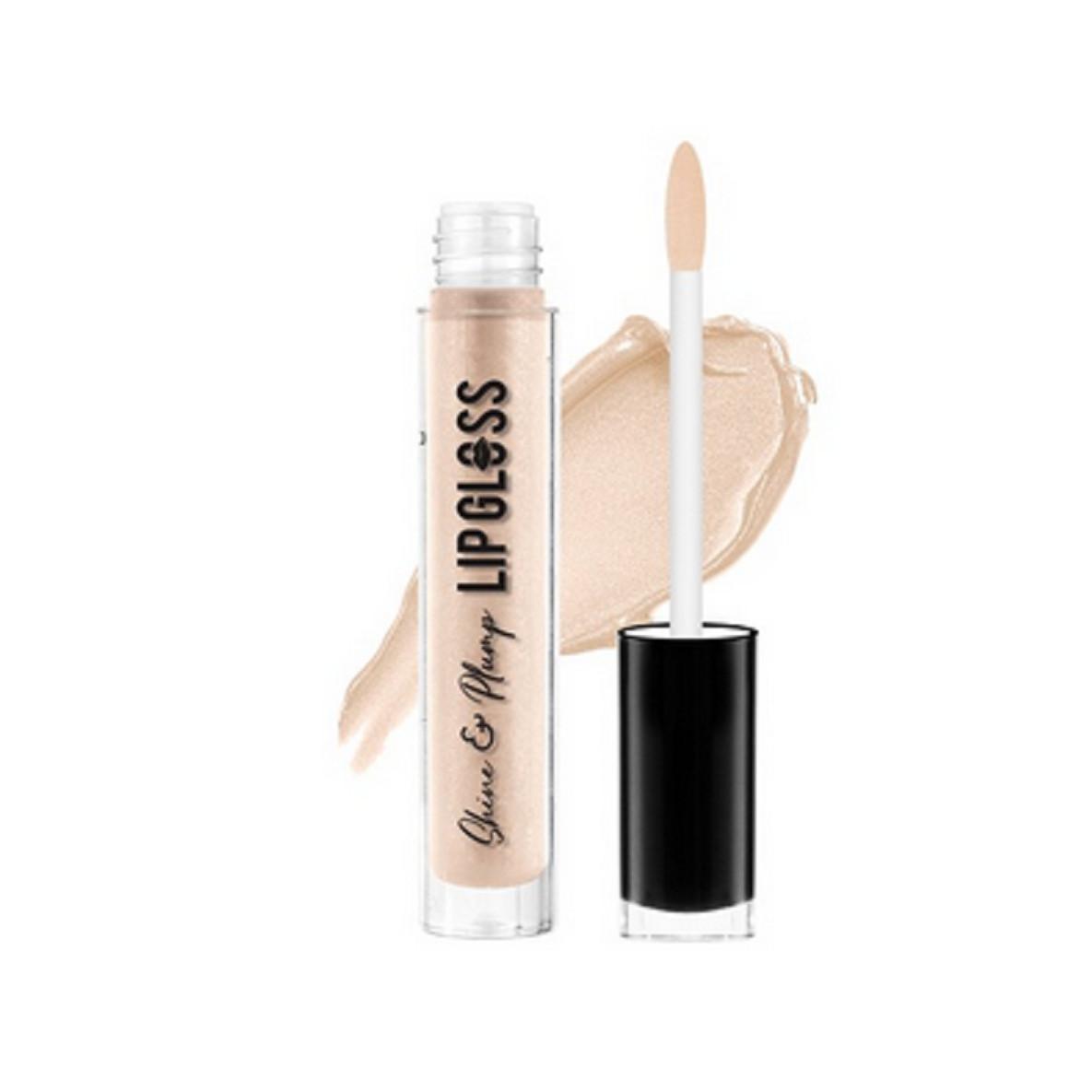 @ SWISS BEAUTY Shine & Plump Lip Gloss Pink Nude 01 4ml