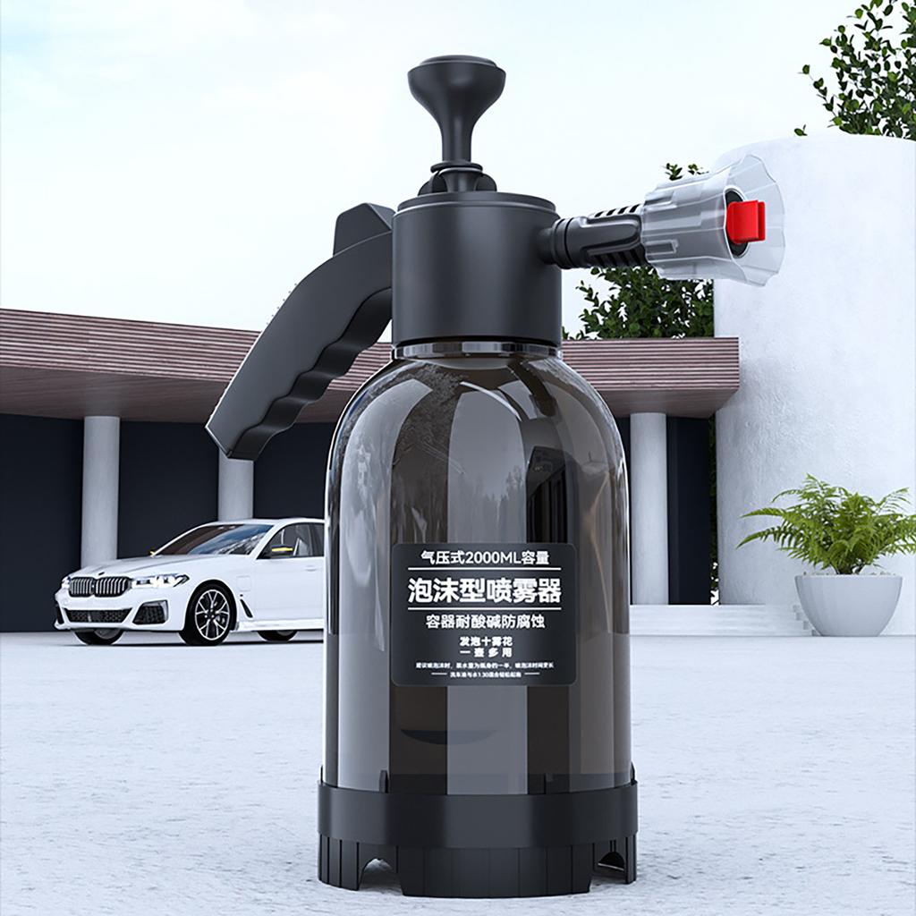 2L Car Wash Foam Pot, Spray Pot, Pot, Manual Car Wash Fluid Generator, High-pressure Manual Spray Car Wash Pot