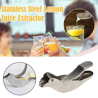 Nerezový klip na citrony ve tvaru ptáka, manuální odšťavňovač na ovoce, kuchyňský gadget pro domácnost, bar, citrusovač, ruční odšťavňovač na pomeranče