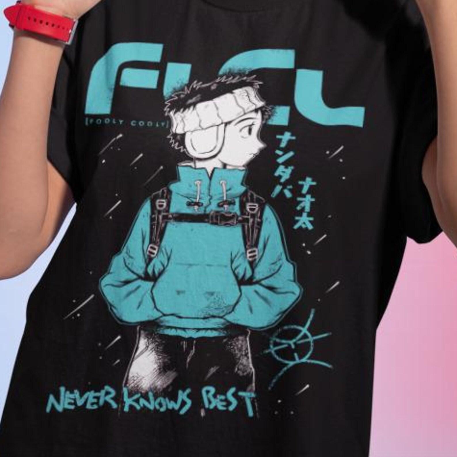 Unisex, Haruko Haruhara Shirt -flcl shirt,flcl tshirt,flcl t shirt,fooly cooly shirt,anime shirt,anime clothing,haruko shirt,flcl haruko S