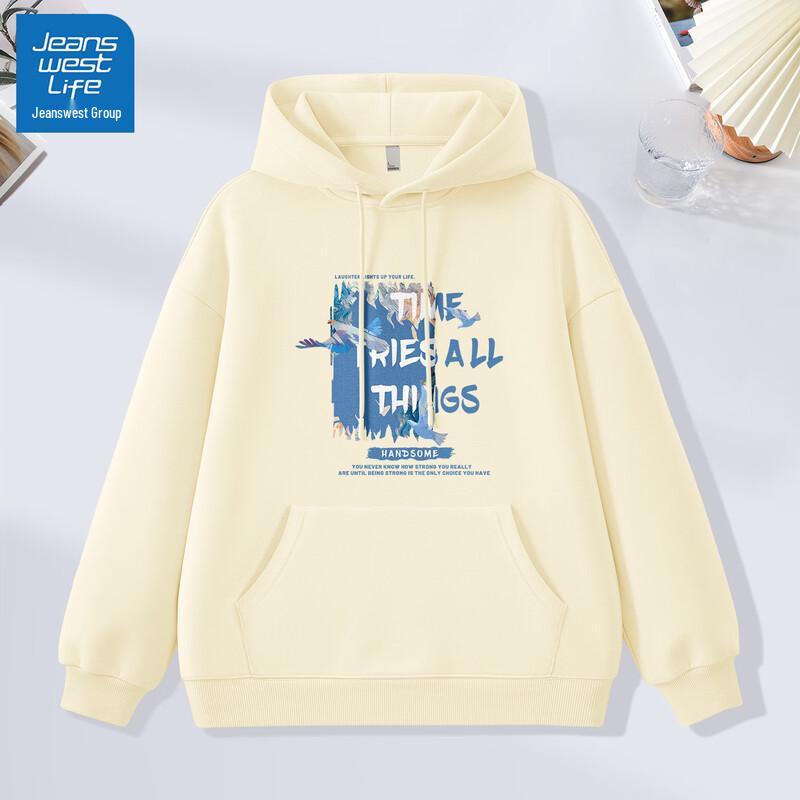 

Jeanswest Men s 2025 Loose Fit Hooded Sweatshirt XL