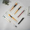 StoBag 50pcs Wholesale Transparent EVA Zipper Bag with Hanging Hole Packaging for Pen Card Storage Plastic Reusable Pouches
