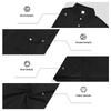 Camisa Polo de Manga Larga Holgada Retro Workwear con Cuello para Ocio al Aire Libre de Hombre de Primavera y Otoño