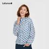 Women's Fashion Print Hooded Sun Protection Jacket