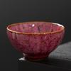Kiln-Change Ceramic Tea Cup Set: Luxury Light Gift Box with Large Gongfu Tea Tasting Cups in Nine Colors