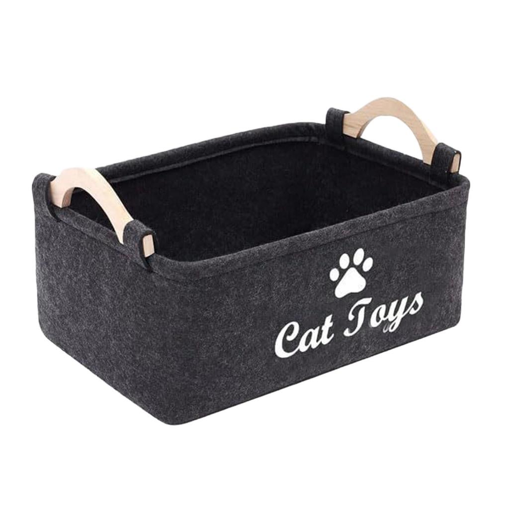 Pet Snack Clothing Toys Felts Storage Basket