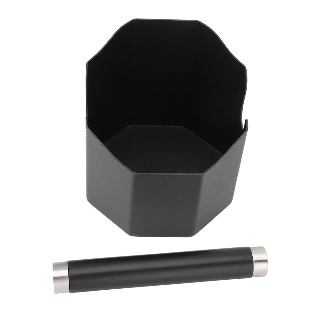 Coffee Ground Knock Box Stainless Steel Small Coffee Knock Box for Home Kitchen Countertop