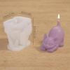 Ornaments Molds Cute Cat Shape Statue Molds Silicone Candle Mold for Crafting