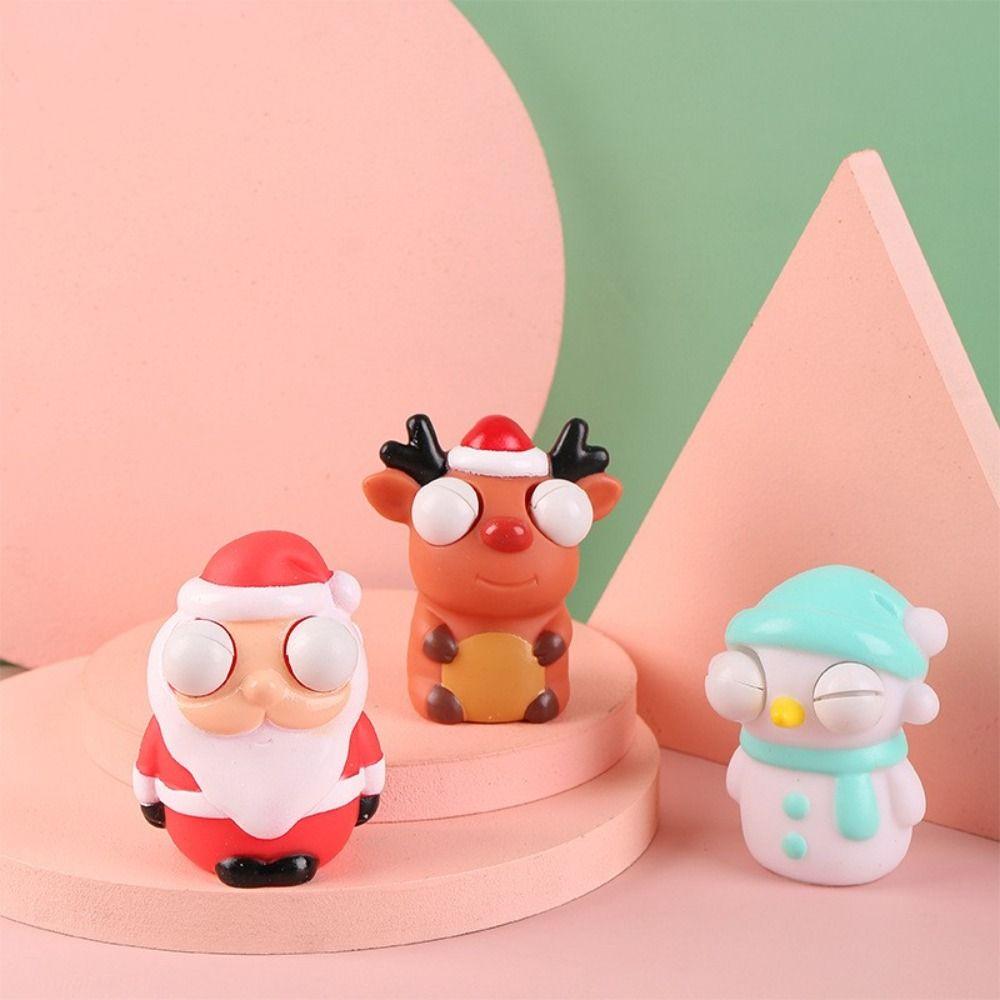 Kids Anti Stress Snowman Christmas Creative Gift Sensory Toys Fidget Toy Squeeze Toys Kids Toys