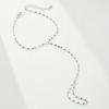 1 PCS Versatile Fashion Gold Religious Cross Pendant Bracelet with Classic Adjustable Finger Ring Chain Jewelry, Suitable for Daily Wear