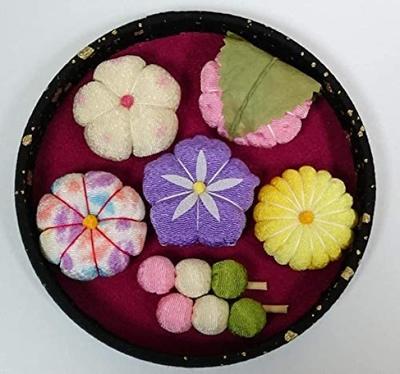 Chirimen Craft Japanese Sweets Handmade Kit "Kyoto Assortment"