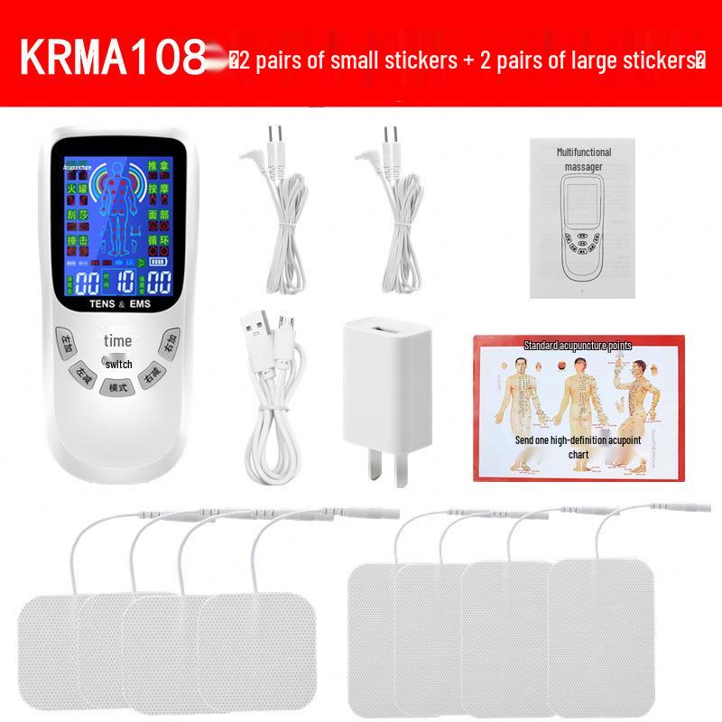 

Rechargeable Meridian Massager: Full Body, Digital, Automatic Shoulder & Waist Acupuncture Pulse Electrotherapy Instrument