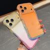 For iPhone 17 Pro Max Case Rhinestone Decor Wave Frame Gradient Design TPU Phone Cover