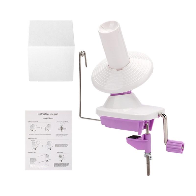 

Hand Crank Yarn Winder for Knitting Crocheting Large Capacity Hand Operated Yarn Winder Spinner Machine for Knitting 1