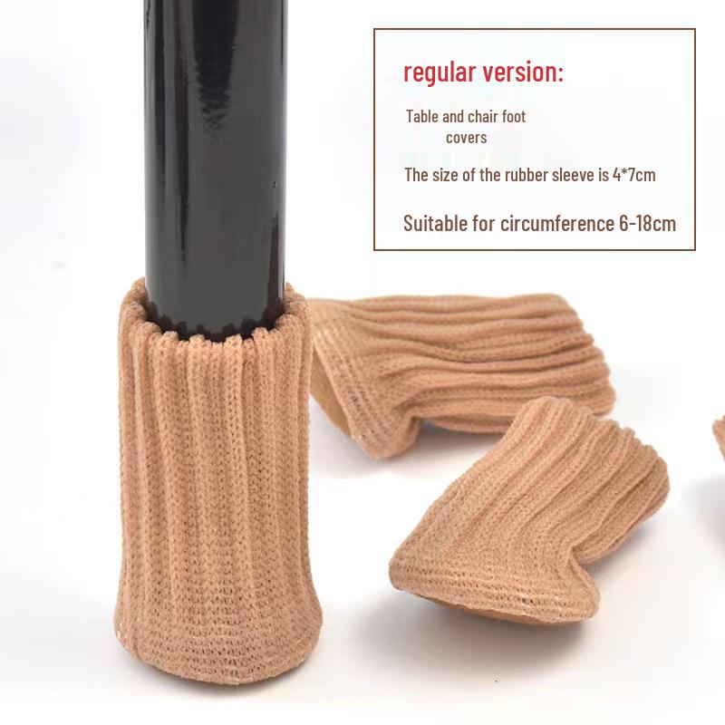 

24-Piece Anti-slip Felt Chair & Table Leg Protectors - Thick, Wear-resistant Pads 24 pieces per pack