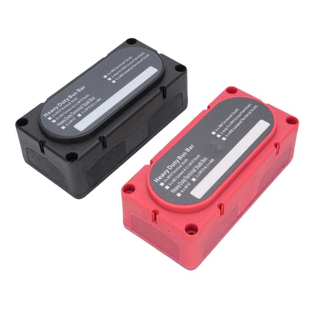  12 Way M8 Terminal Block 150A Multifunctional Power Distribution Busbar Automobiles RVs Marine 