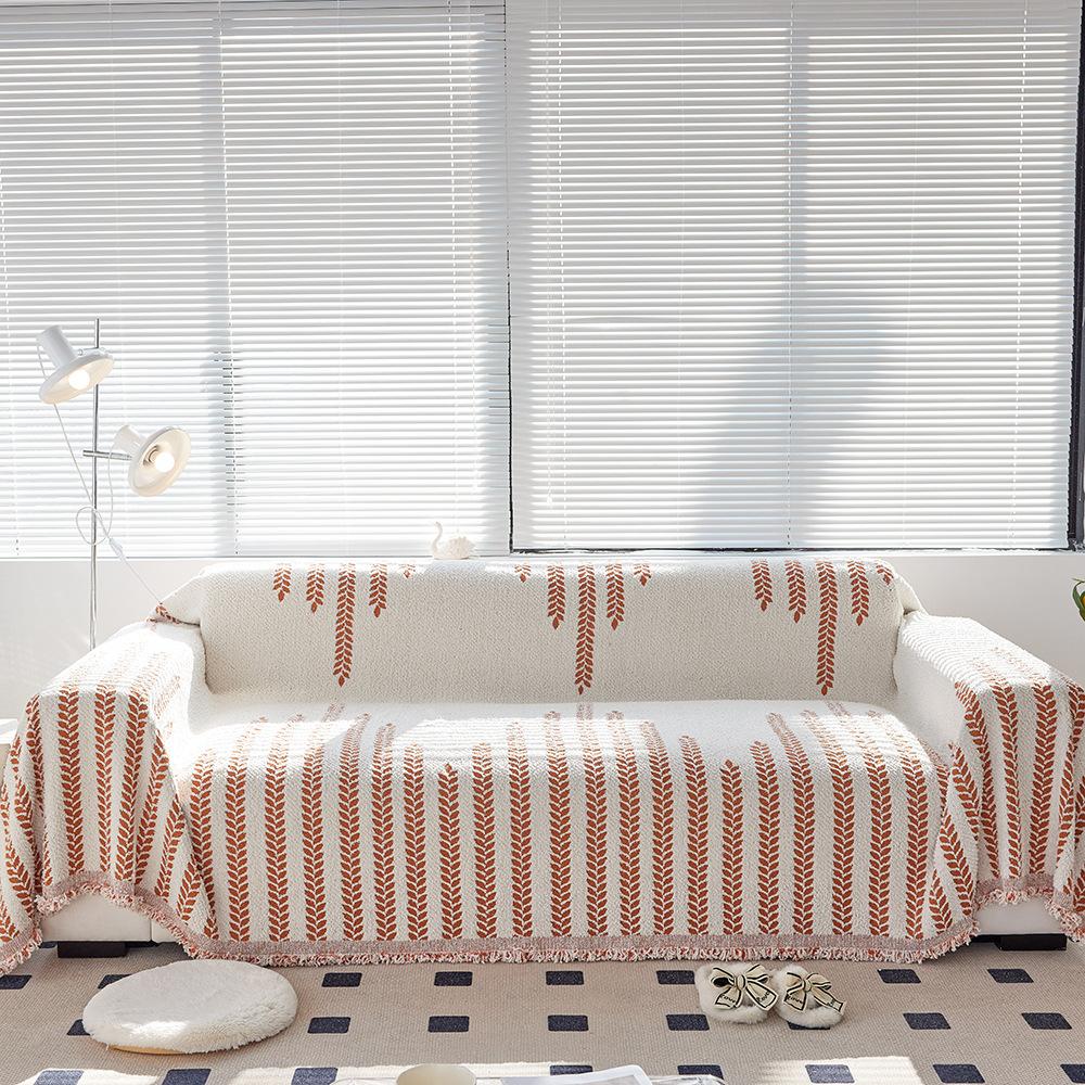 Чехол для дивана из полубархата в скандинавском стиле на все времена года — фото 3