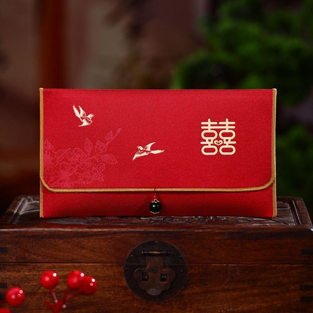 Blessing Wedding Money Bag Traditional Lucky Red Pocket Creative Money Packet Wedding Birthday