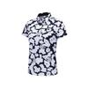ANEW GOLF Women Fa Flower Pattern Short T-Shirt_Wh