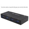 1920@1080P VGA Switcher 4 In 1 Out Video Converter for VGA/XVGA/SVGA/UXGA External VGA