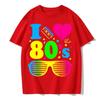 I Love The 80s T Shirts For Men Party Funny Vintage Brithday T Shirt Best Gift Tops & Tees Pure Cotton Casual