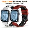 Silicone for Huawei Watch Fit 4 Pro Fit3 Band Two Tone Sports Strap for Huawei Fit 4 Watchband Man Correa Smartwatch Accessories