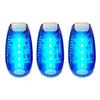 3 szt. Mini lampka tylna LED do motocykla, zewnętrzna, do jazdy nocnej, wodoodporna, lampka na ramię, klips tylny, lampka na kask, lampka ostrzegawcza nocna, lampka na plecak
