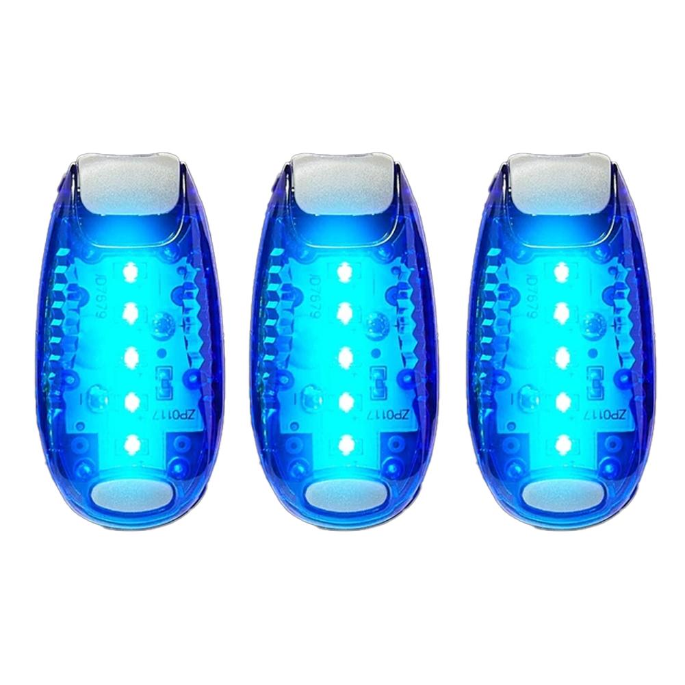 3 szt. Mini lampka tylna LED do motocykla, zewnętrzna, do jazdy nocnej, wodoodporna, lampka na ramię, klips tylny, lampka na kask, lampka ostrzegawcza nocna, lampka na plecak