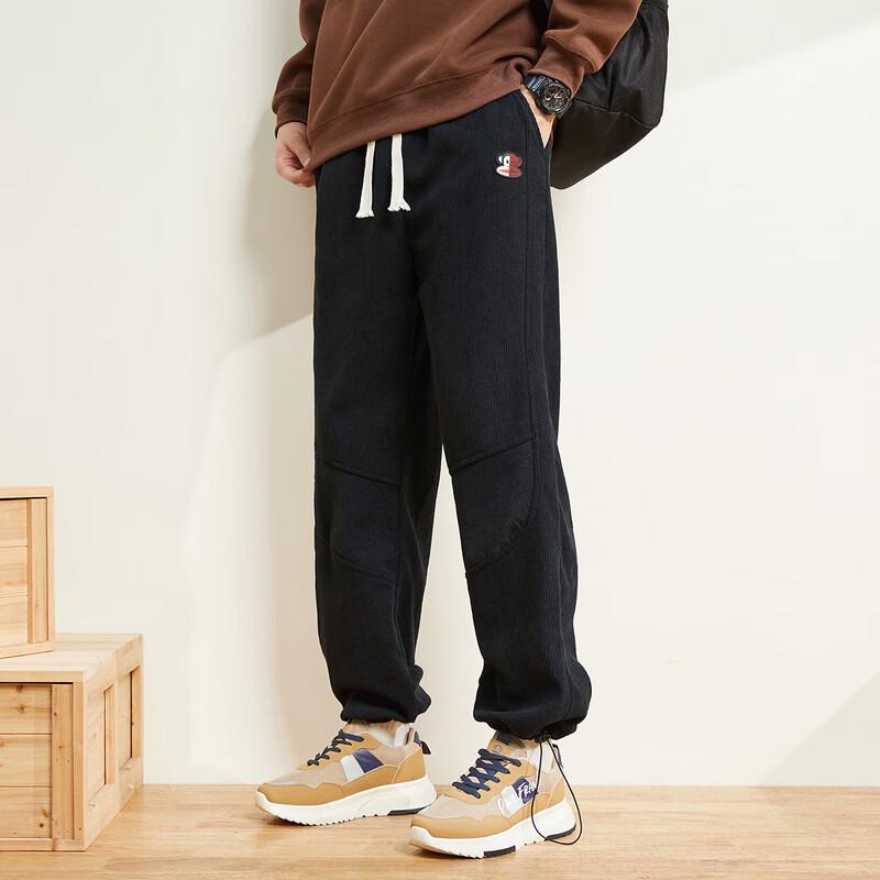 paul frank Men's Winter Corduroy Fleece-Lined Casual Pants