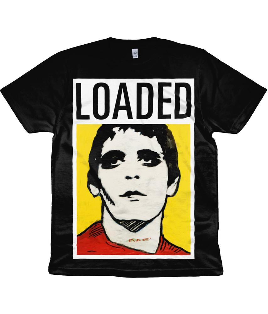 

Lou Reed - Loaded - Velvet Underground - Organic T-Shirt - Warhol - Black 4XL