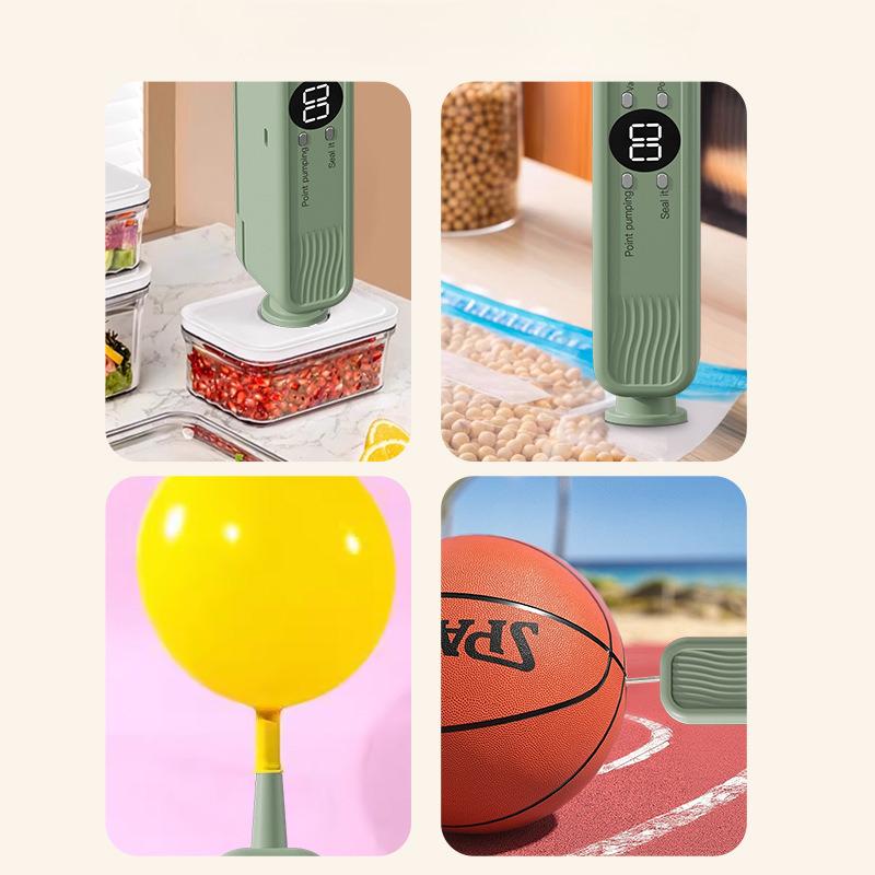 Portable Mini Vacuum Sealer Machine For Food Preservation, Multi Function Sealing Pump For Kitchen, Travel And Toys