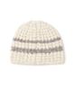 MILLO WOMEN Bold Stripe Beanie [Ivory]