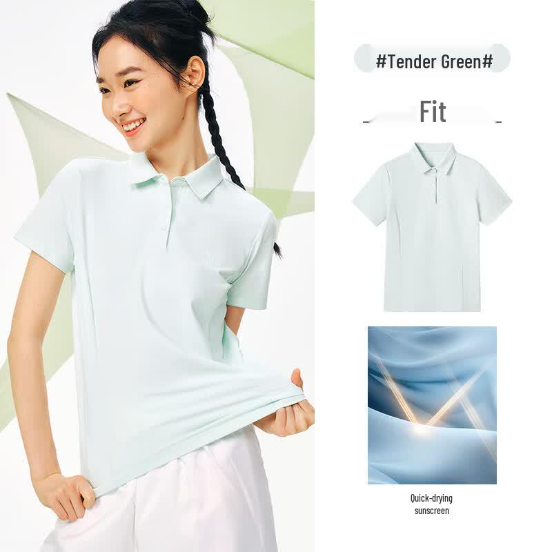 Camel Women's Short Sleeve Polo Shirt M26BA6P040