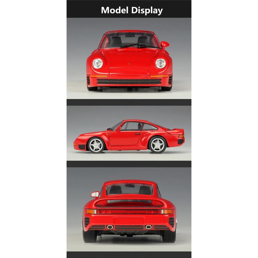 WELLY 1/24 for Porsche 959 Alloy Sports Car Model Diecast Metal Toy Vehicles Car Model High Simulation Collection Toy Gift