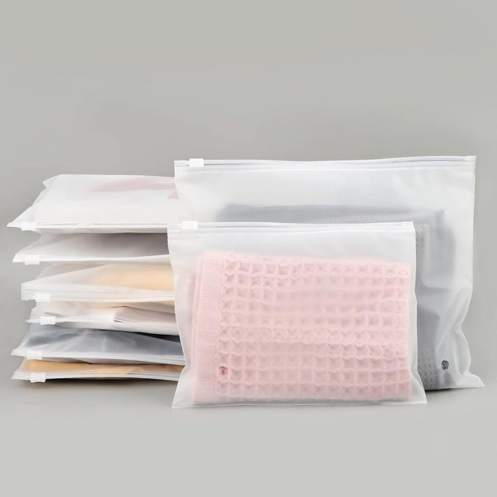

10PCS Waterproof Underwear Storage Bag Portable Sealing Bag New Packaging Bag Outdoor 10PCS-40X30cm