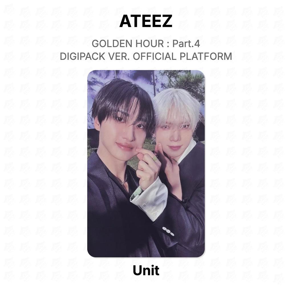 ATEEZ GOLDENE STUNDE : Teil 4 DIGIPACK VERSION. OFFIZIELLE PLATTFORM Offizielle Fotokarte