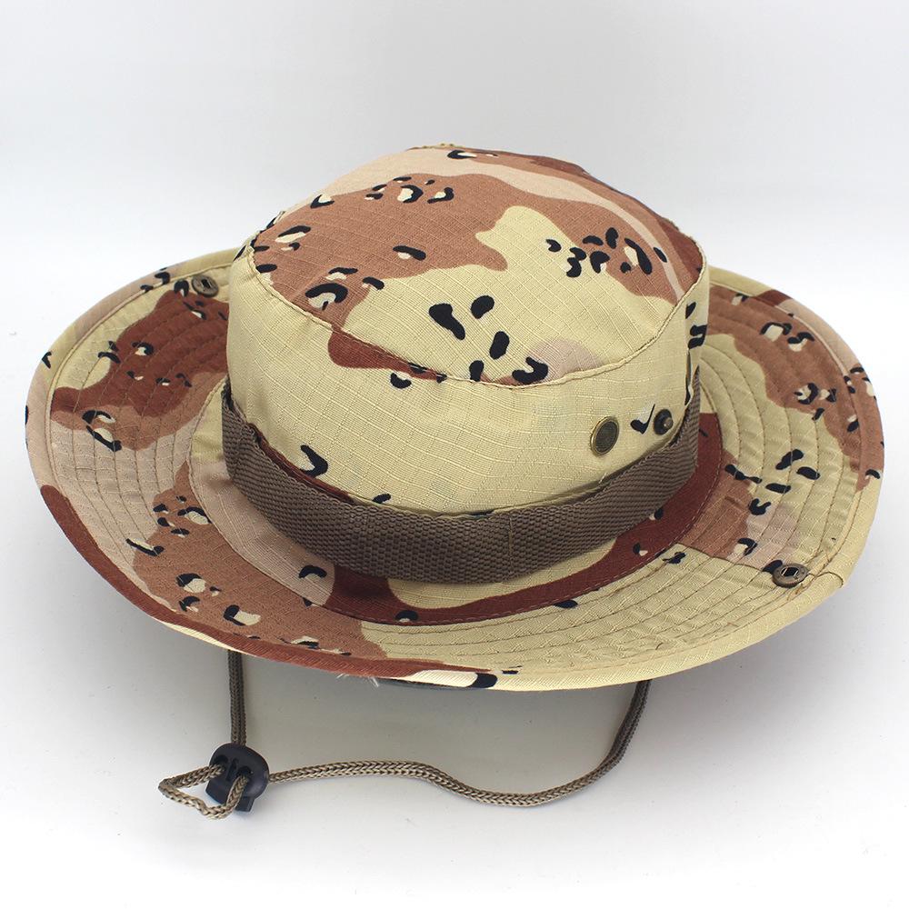 Unisex Outdoor Sun Protection Bucket Hat: Camouflage, Mountaineering & Fishing Styles