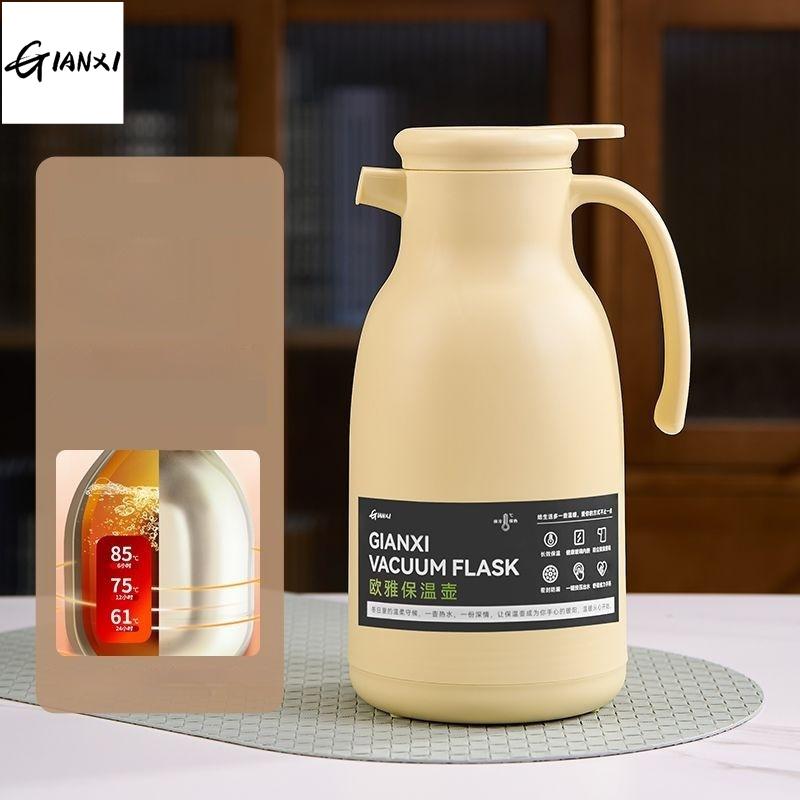 

Зеленый 1300 мл стеклянный термос бутылка для дома и кухни термобутылка для воды с ручкой термос для кофе большой емкости