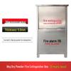 Stainless Steel Fire Extinguisher Box Set: 2-Piece, Fits 4kg/5kg Dry Powder Units