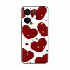 Coque en Silicone Pour Vivo S30 VivoS30 Funda Chat Fleur Rose Panda Mignon Dessin Animé Peint Coque Anti-Choc Pare-chocs Étui de Téléphone Portable