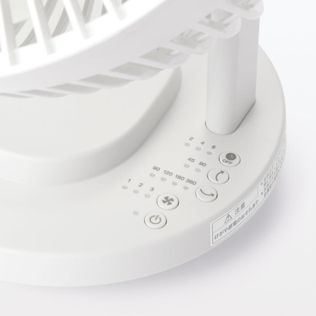 MUJI 2024 Model Circulator with 360-Degree Swivel Function for 18 Tatami Mats (MJ-OCF18 LA1SBA3A)