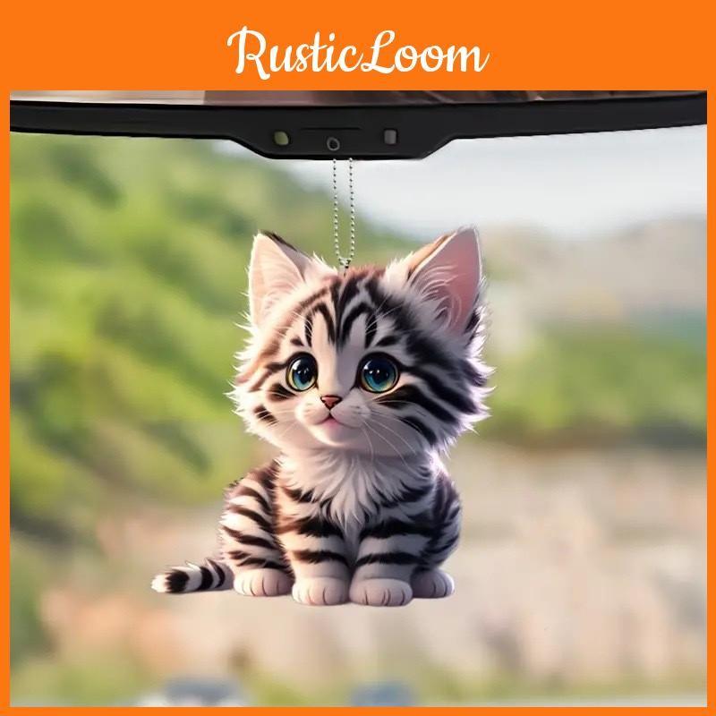 Kungfu Acrylic Car Pendant With Hanging Design For Automotive Interior Decor