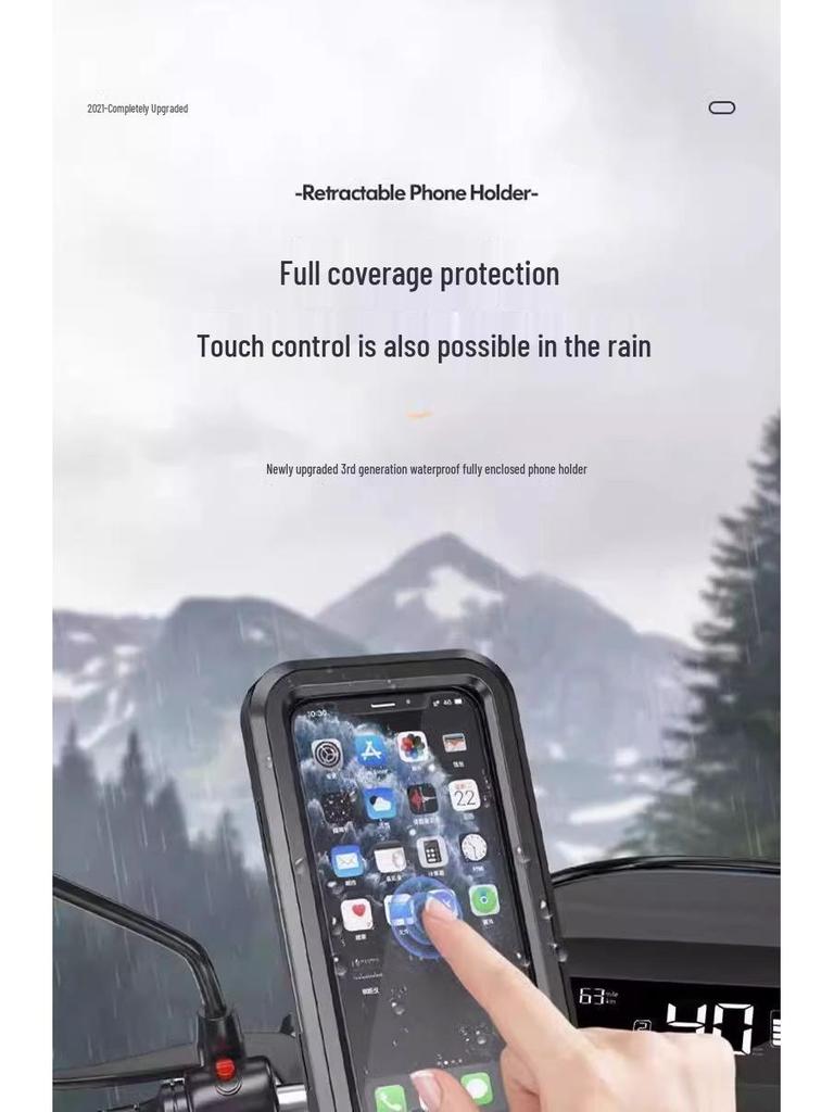 Free Shipping: Shockproof & Waterproof Universal Phone Holder for Motorcycle & Car