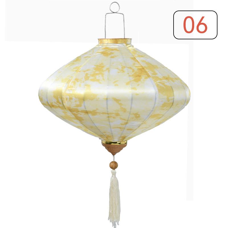 Seidenlaterne im chinesischen Stil 12/14 Zoll Antike Palastlaterne Vietnam Traditionell Mondfest Frühlingsfest Party Hängende Dekoration